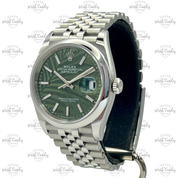 Rolex Datejust 36 palm motive (discontinued) • 08-2023 • als nieuw - Afbeelding 2