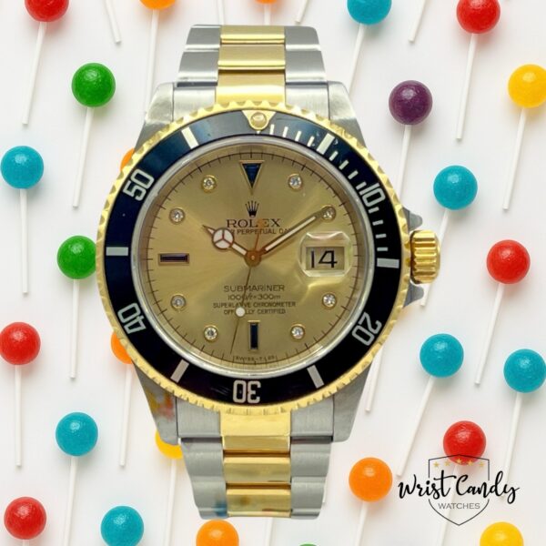 Rolex Submariner Date 16613LN “Serti” • 1998 • topstaat